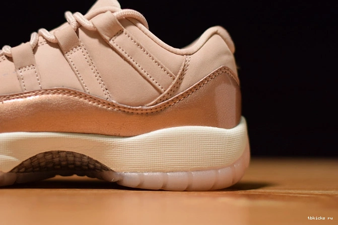 Cheap TB Gold Rose Jordan AH7860-105 Air 11 GS Low 0808